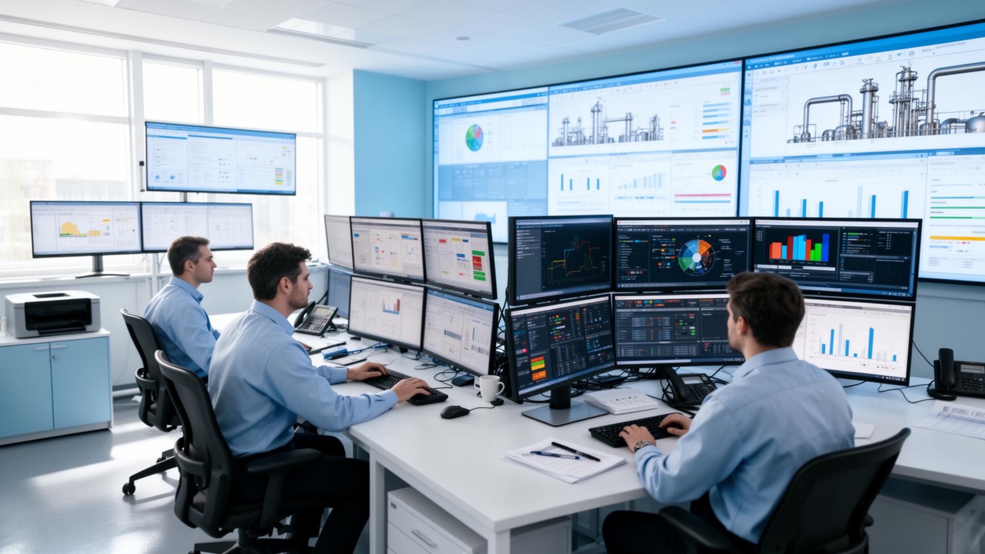 Industrial control room